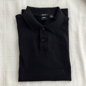 Men's Hugo Boss Regular Fit Large Polo Black